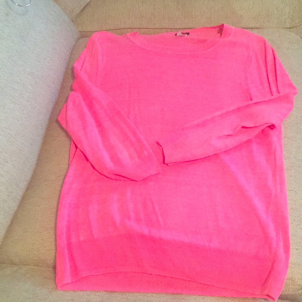 Hot pink sweater